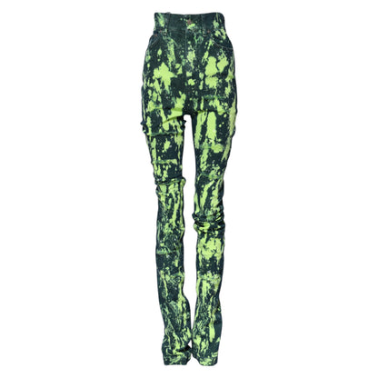 Dolce & Gabbana Women's Skinny High Rise Denim Cotton Jeans - Green