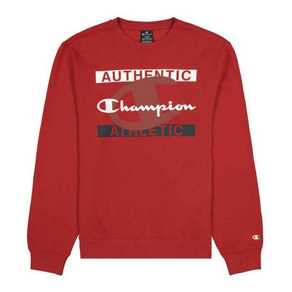 Sweatshirt without Hood Champion Authentic Athletic Red