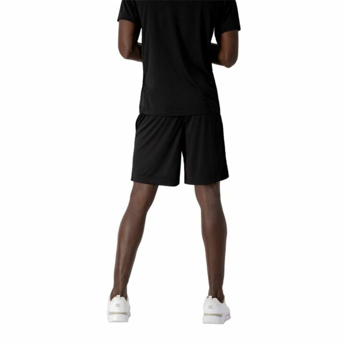 Men's Sports Shorts Champion Script Logo Black