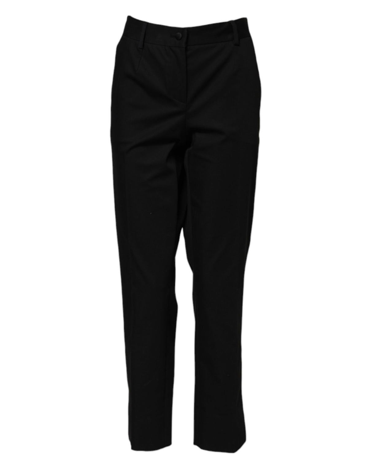 Dolce & Gabbana Women's High Rise Nylon Cotton Polyester Jeans - Black