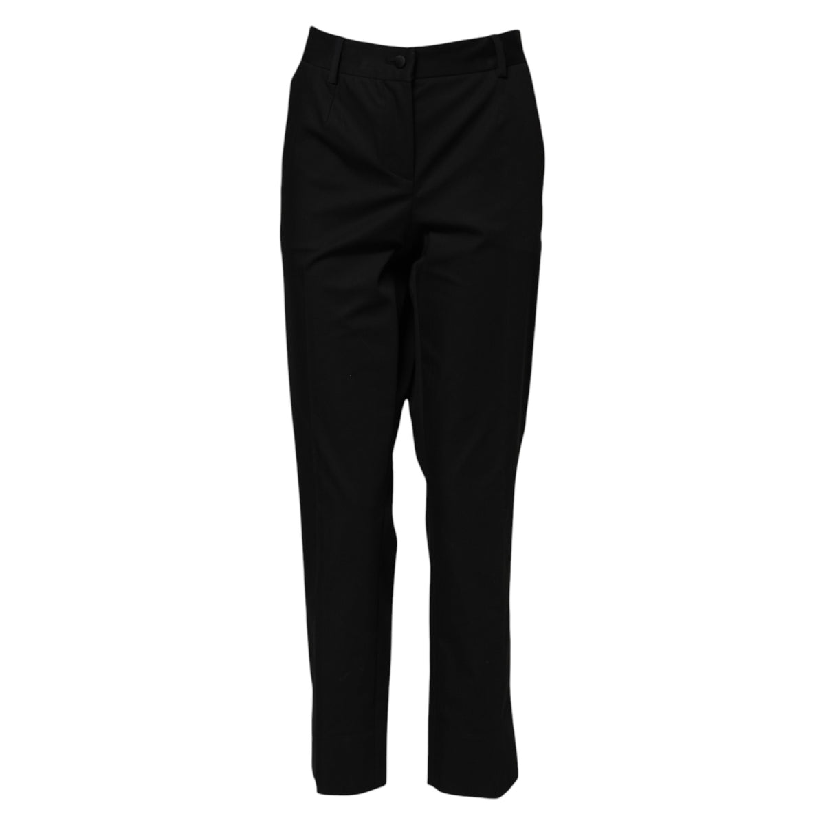 Dolce & Gabbana Women's High Rise Nylon Cotton Polyester Jeans - Black