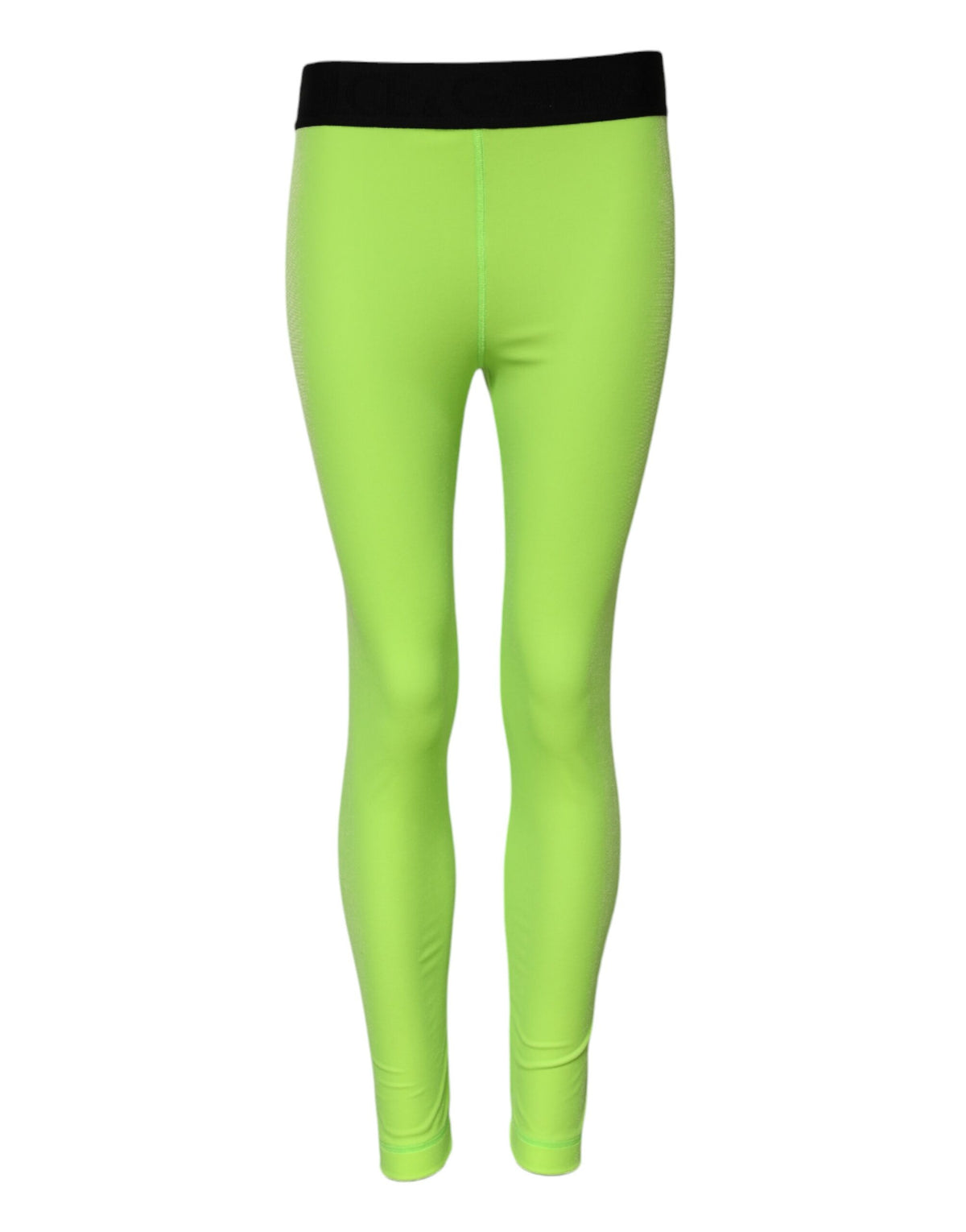 Dolce & Gabbana Women's Slim Leggings High Rise Stretch Nylon - Green