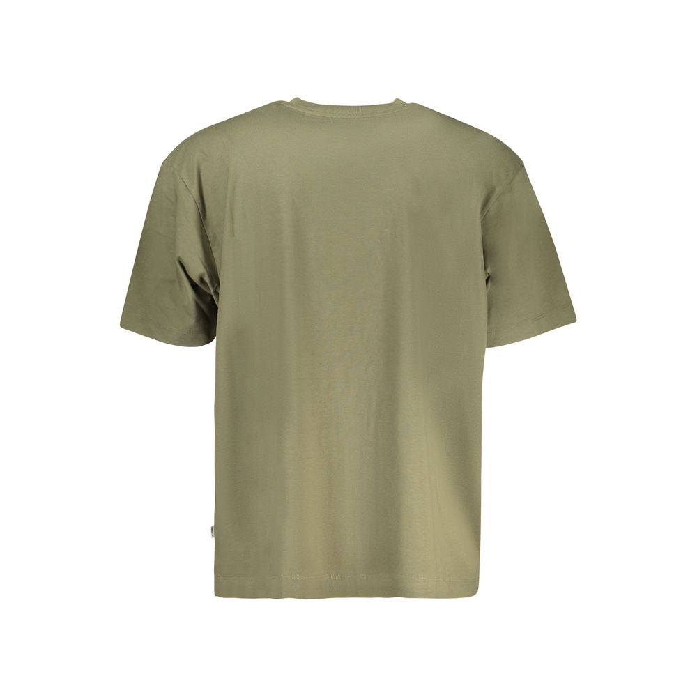 Guess Jeans Men's Oversized Short-Sleeve Crew Neck Organic Cotton T-Shirt - Green