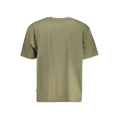 Guess Jeans Men's Oversized Short-Sleeve Crew Neck Organic Cotton T-Shirt - Green