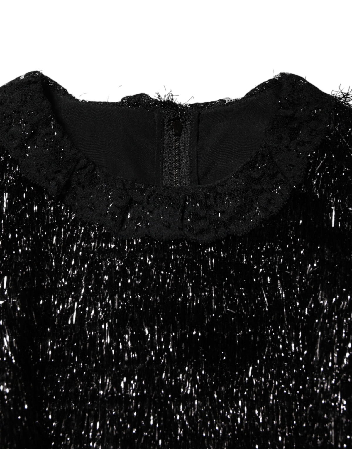 Dolce & Gabbana Women's A Line Short-Sleeve Polyamide Polyester & Silk Maxi Midi Short Dress - Black