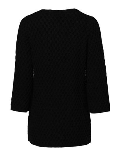 Dolce & Gabbana Women's Quilted Cashmere Jacket - Black