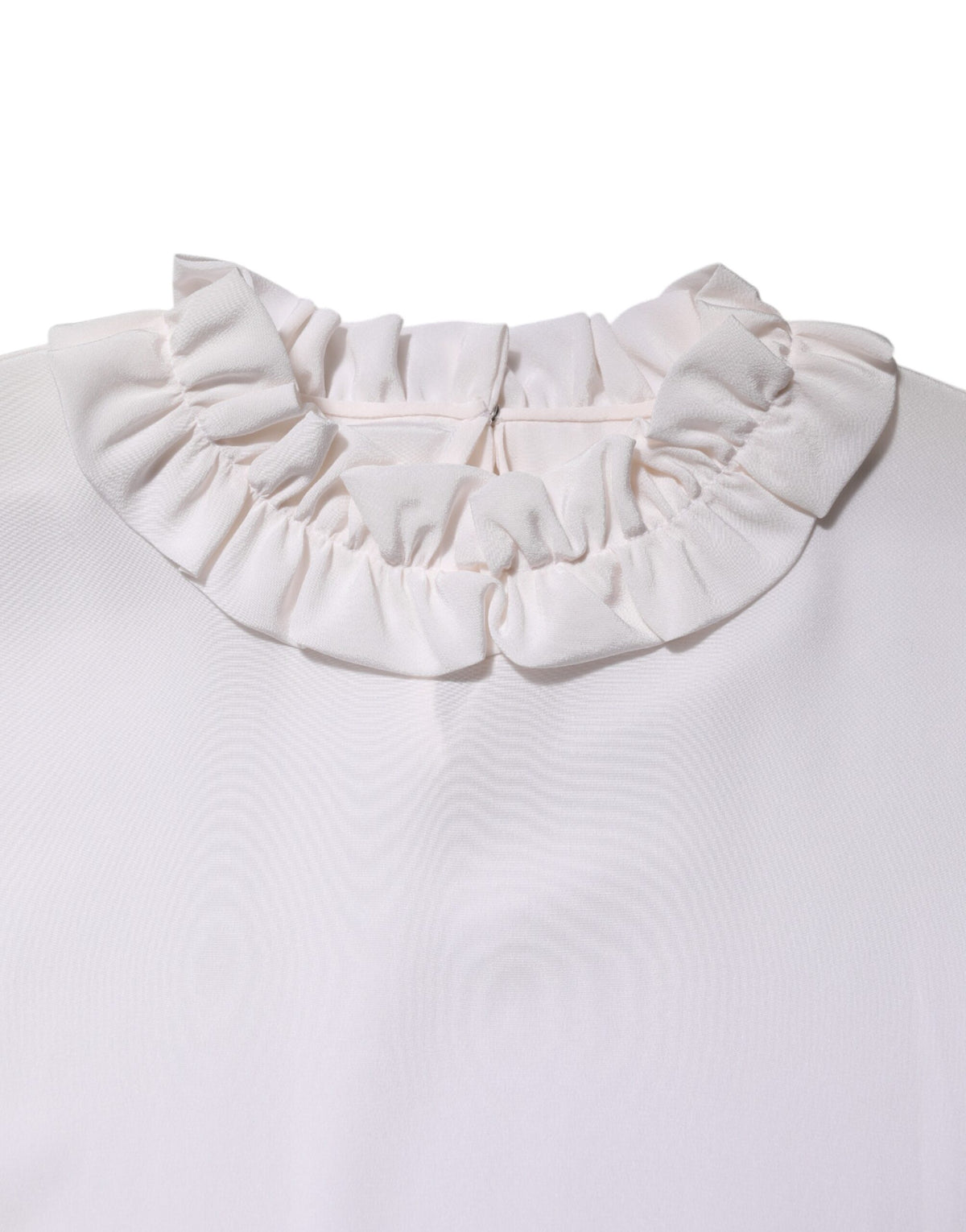 Dolce & Gabbana Women's Long-Sleeve Silk Blouse - White