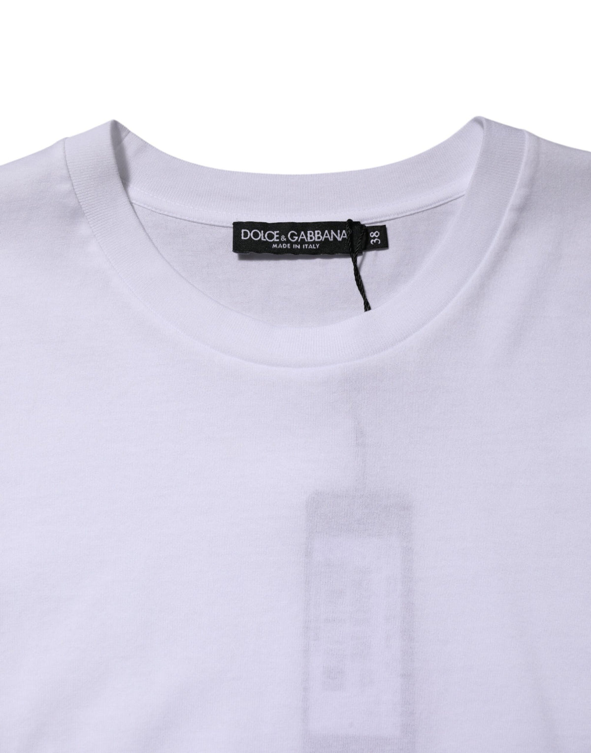 Dolce & Gabbana Women's Sleeveless Crew Neck Cotton T-Shirt - White