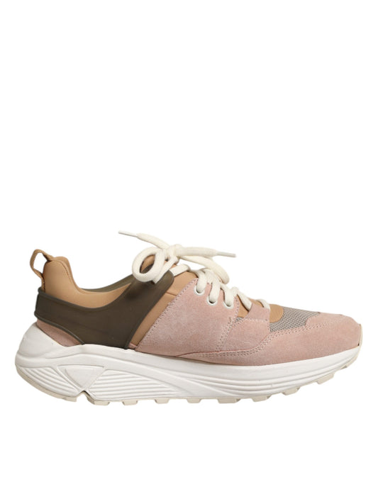 Dondup Women's Low Top Suede Leather Sneakers - Multicolor