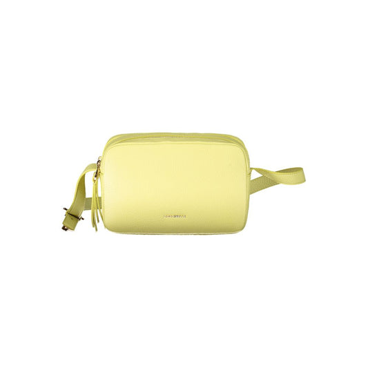 Coccinelle Yellow Leather Crossbody Handbag