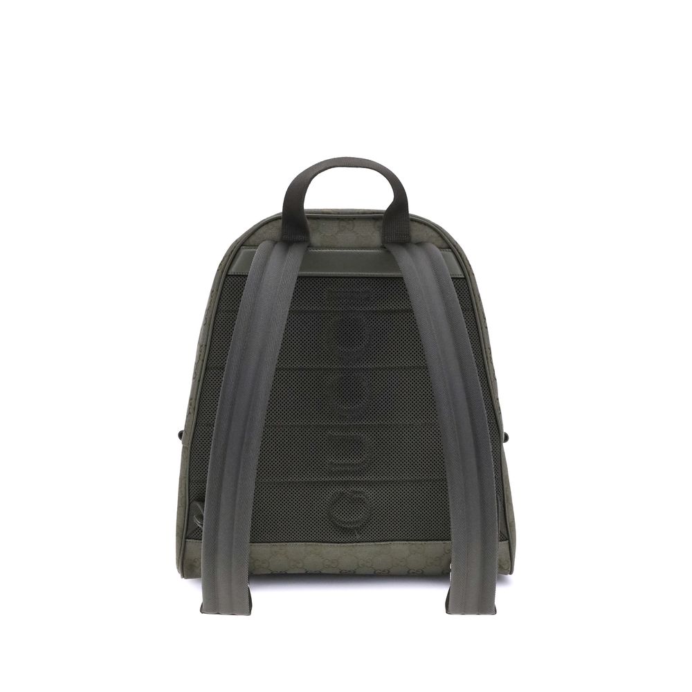 Gucci GG Green fabric Backpack
