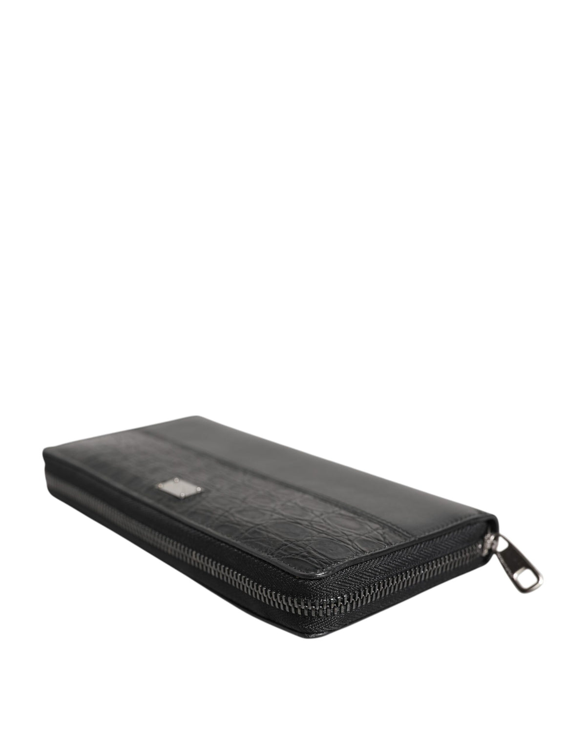 Dolce & Gabbana Exotic Leather Cardholder Wallet - Black Green Signature
