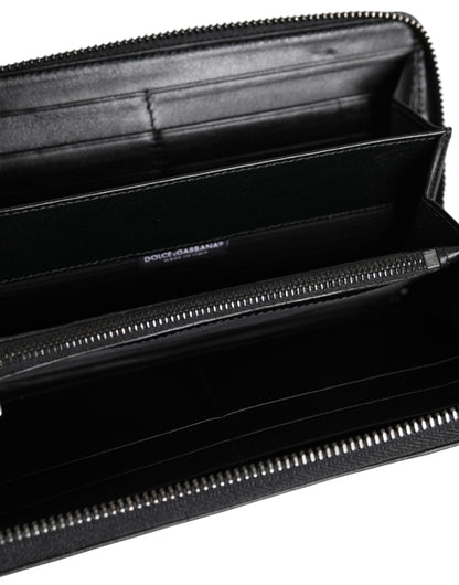 Dolce & Gabbana Exotic Leather Cardholder Wallet - Black Green Signature