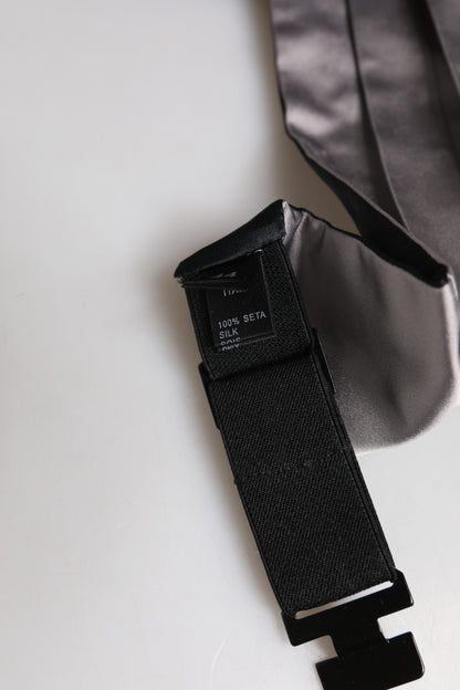 Dolce & Gabbana Silk Cummerbund - Gray