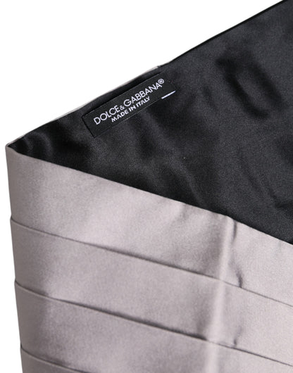 Dolce & Gabbana Silk Cummerbund - Gray