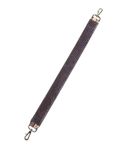 Dolce & Gabbana Python Leather Shoulder Strap - Beige Brown Silver