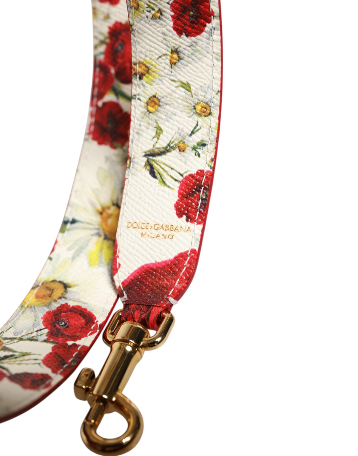 Dolce & Gabbana Python Leather Shoulder Strap - Gold Multicolor