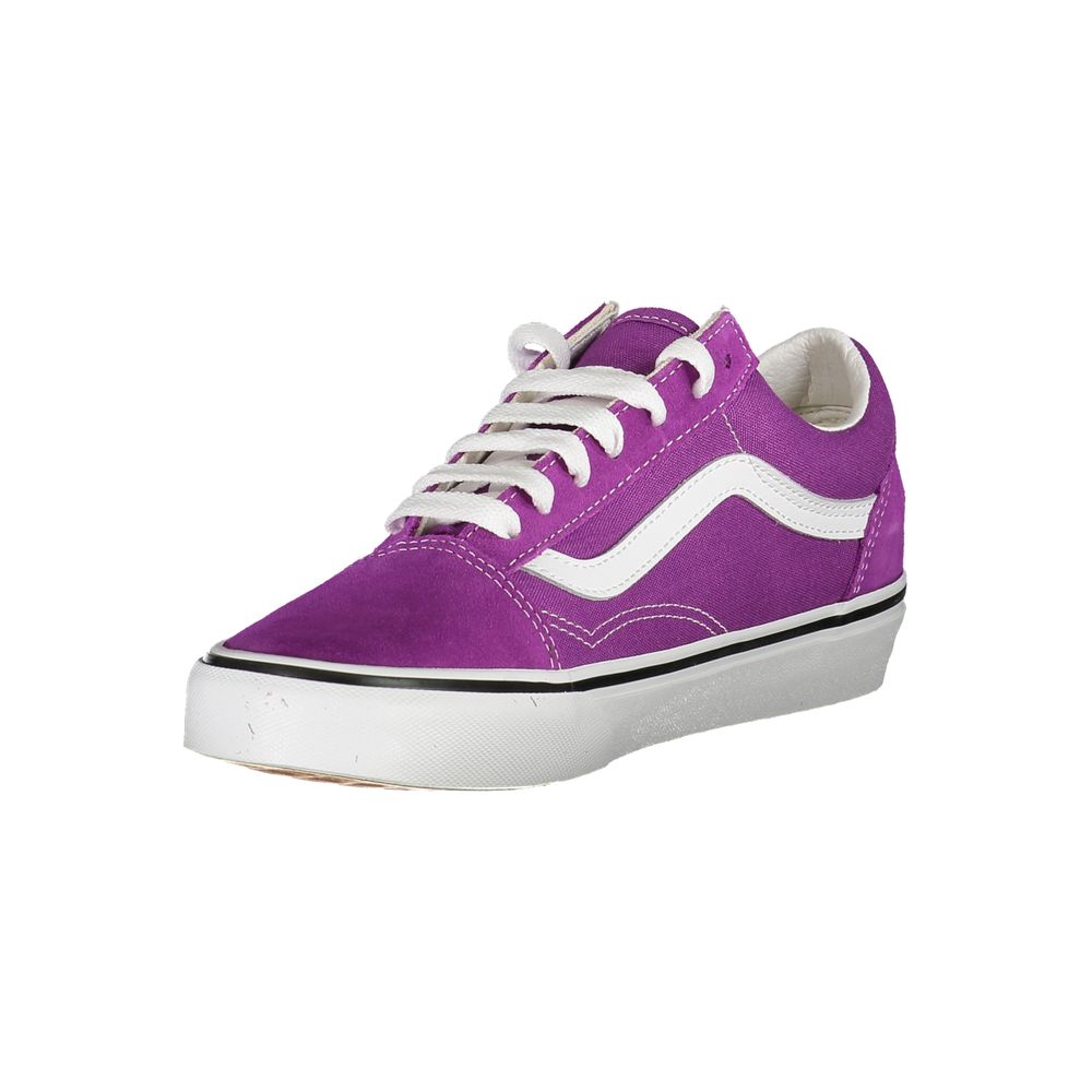 Sneakers by Vans for women in polyester purple presents a sumptuous silhouette as Women's Fashion Polyester Sneakers, expertly defined by a sumptuous fashion style for a sumptuous, high-fashion look.