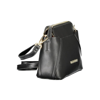 Mario Valentino Black Polyurethane Shoulder Bag