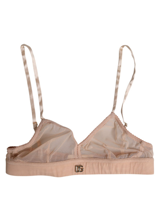 Dolce & Gabbana Women's Stretch Nylon Bra - Powder Pink