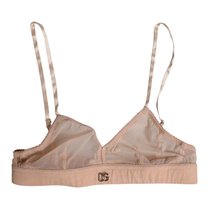Dolce & Gabbana Women's Stretch Nylon Bra - Powder Pink