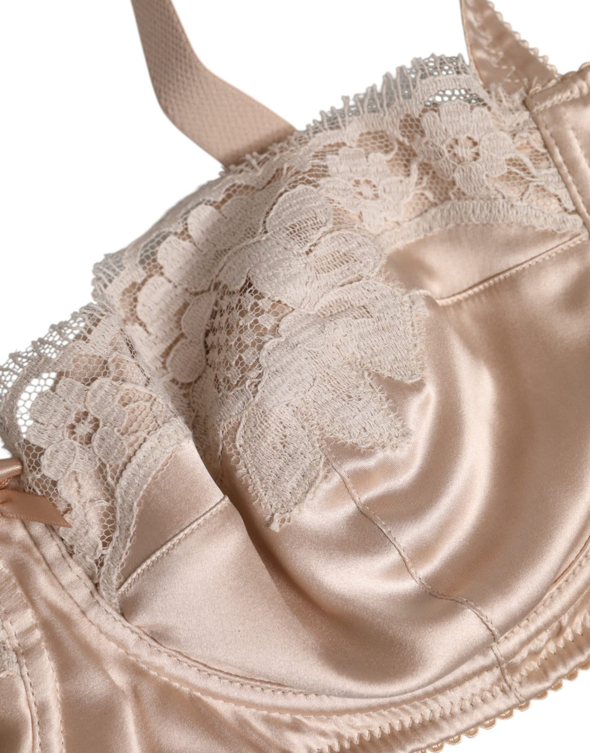 Dolce & Gabbana Women's Silk Bra - Beige