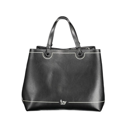 BYBLOS Black Faux Leather Shopper Handbag