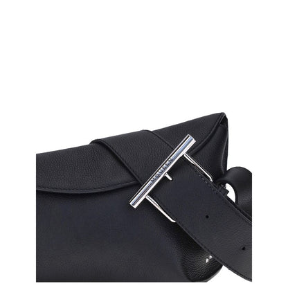 Alexander McQueen Black T-Bar Sling Shoulder Bag