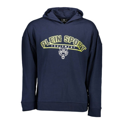 Plein Sport Blue Cotton Sweater