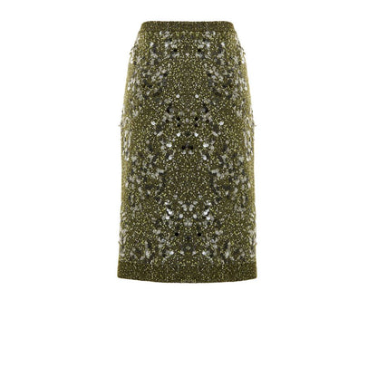 Gucci Green Viscose Skirt