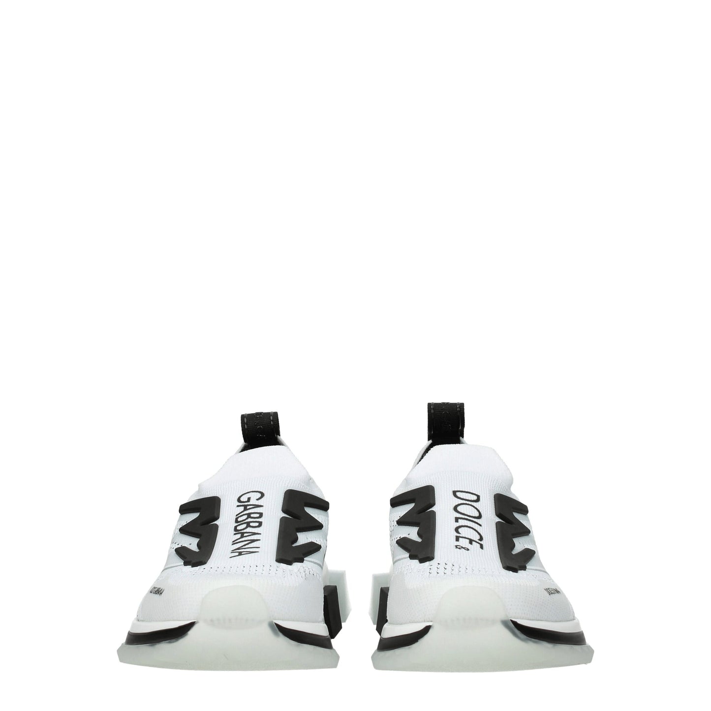 Dolce & Gabbana White Fabric Sneakers