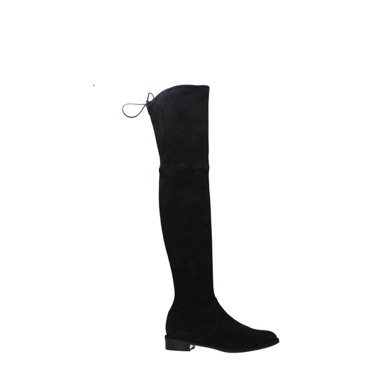 Stuart Weitzman Black Leather Boot