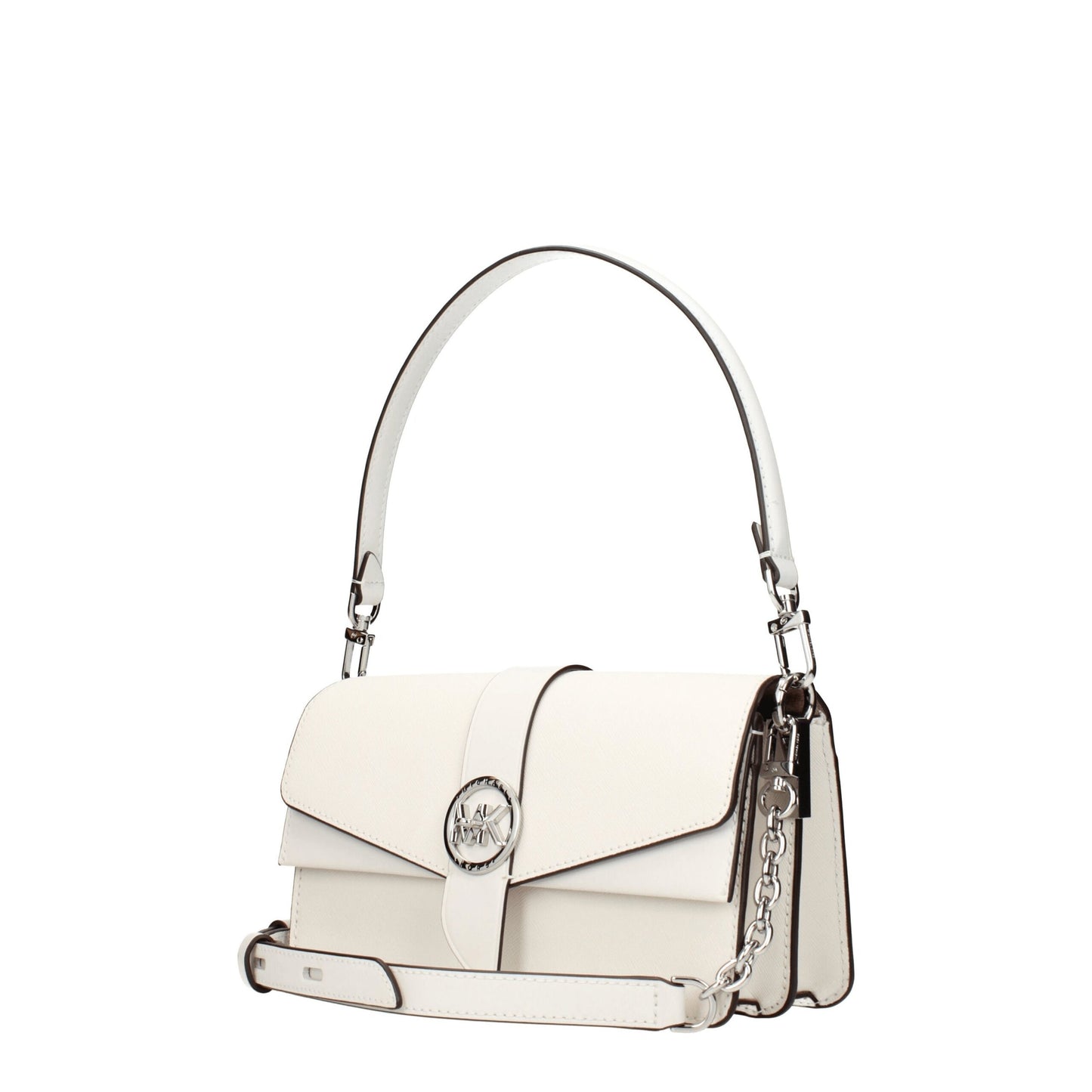 Michael Kors White Leather Handbag