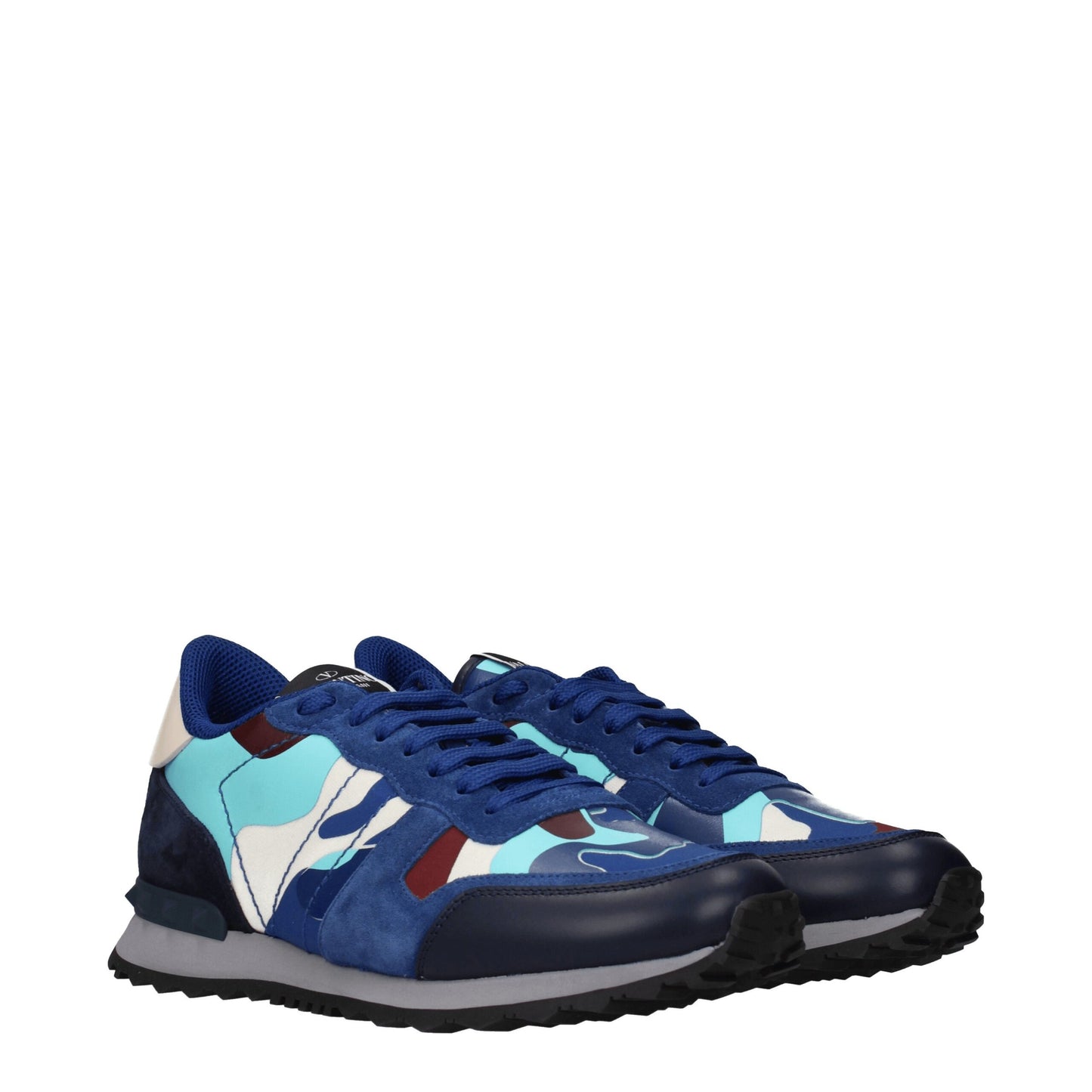 Valentino Garavani Blue Leather Sneakers