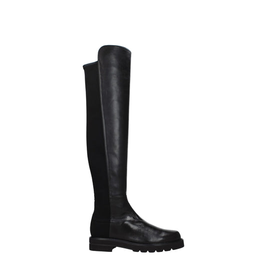 Stuart Weitzman Black Leather Boot