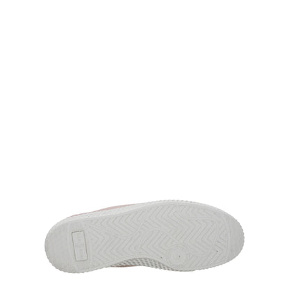 Car Shoe Pink Fabric Sneakers