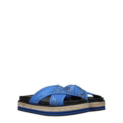 Kenzo Blue Fabric Slipper