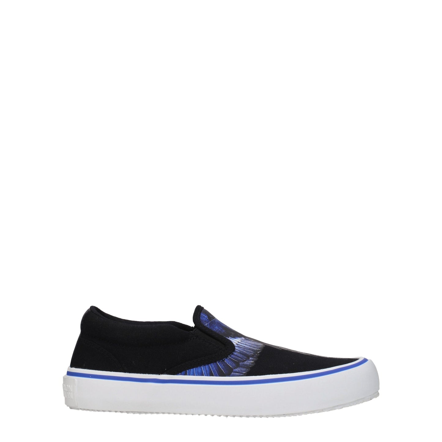 Marcelo Burlon Black Fabric Slip-On Loafer
