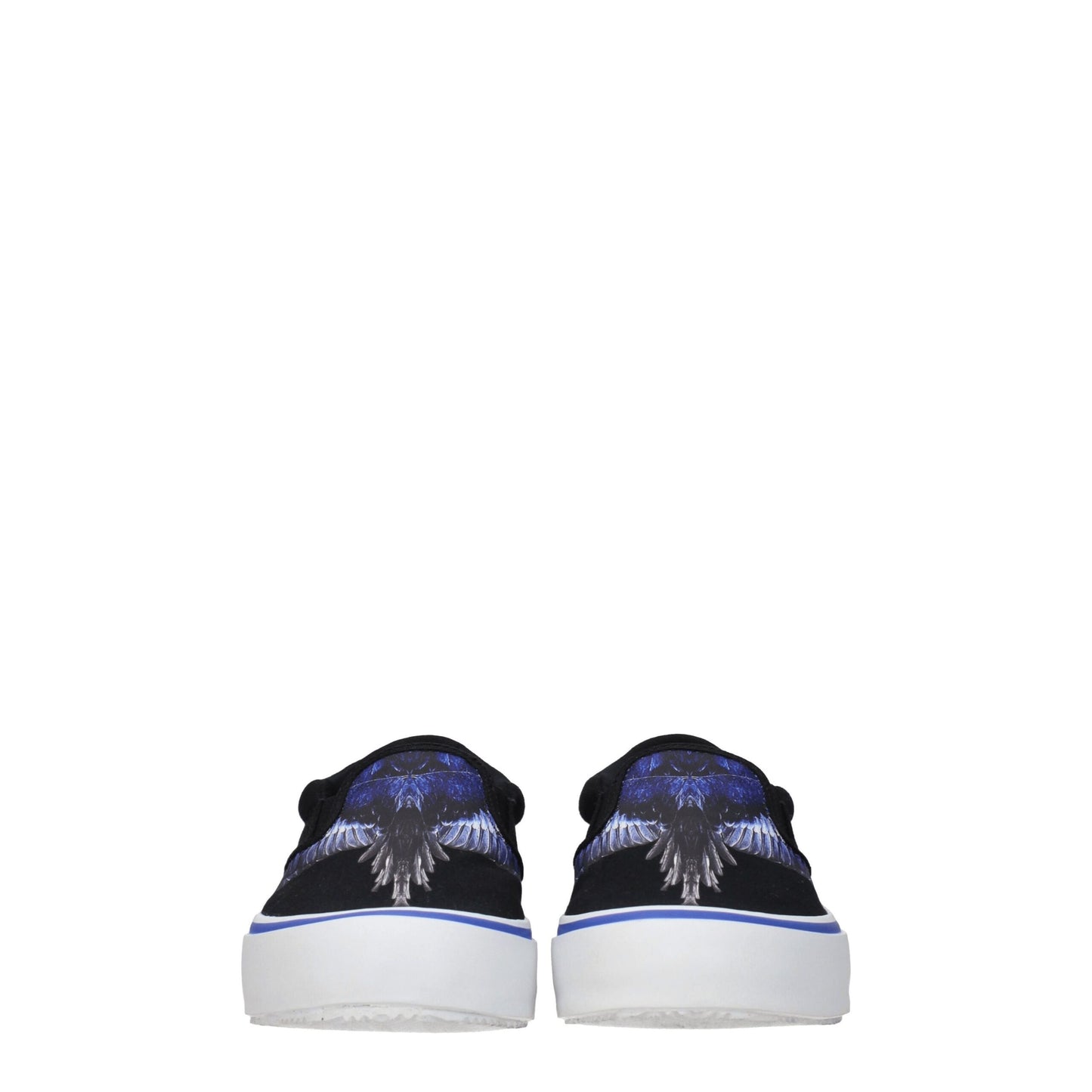 Marcelo Burlon Black Fabric Slip-On Loafer