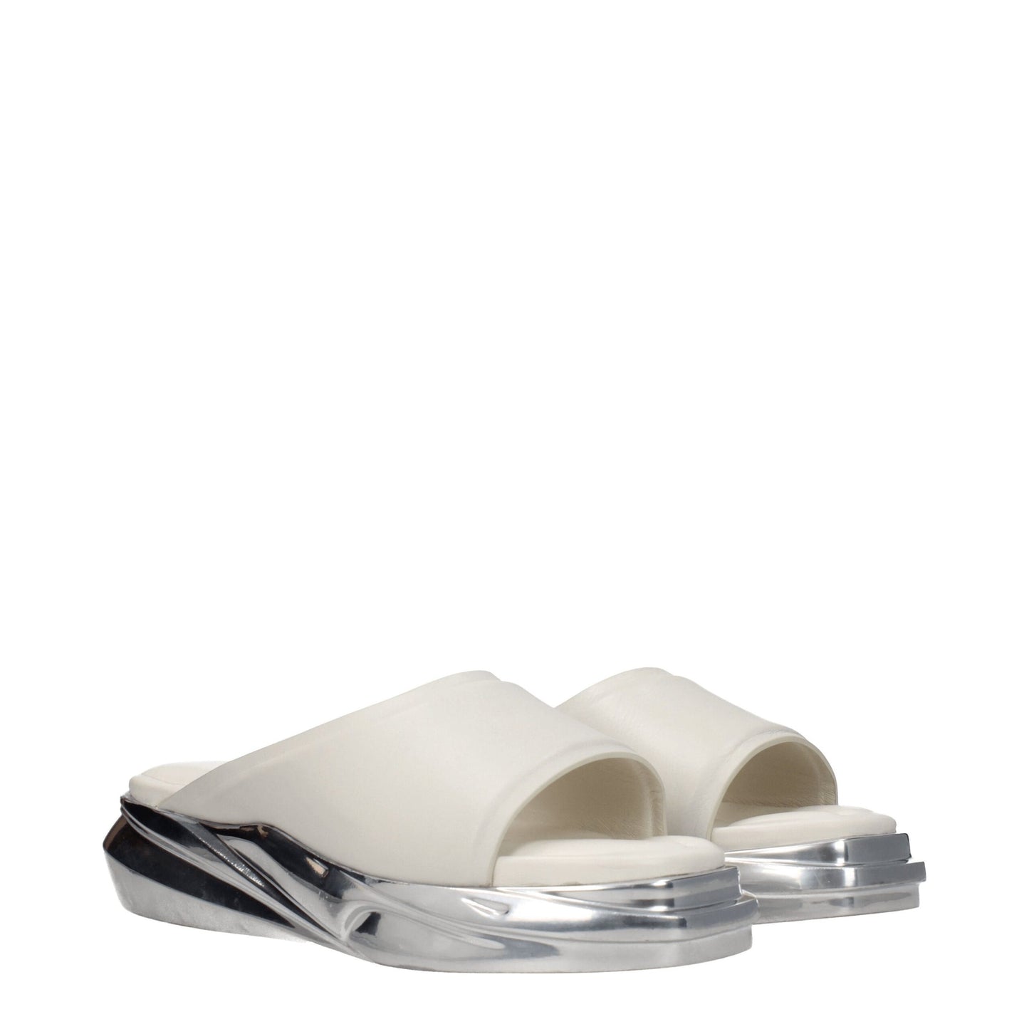 Alyx Gray Leather Slipper