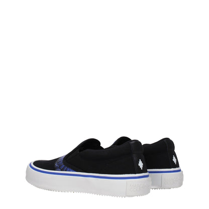 Marcelo Burlon Black Fabric Slip-On Loafer