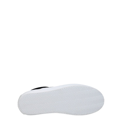 Marcelo Burlon Black Fabric Slip-On Loafer