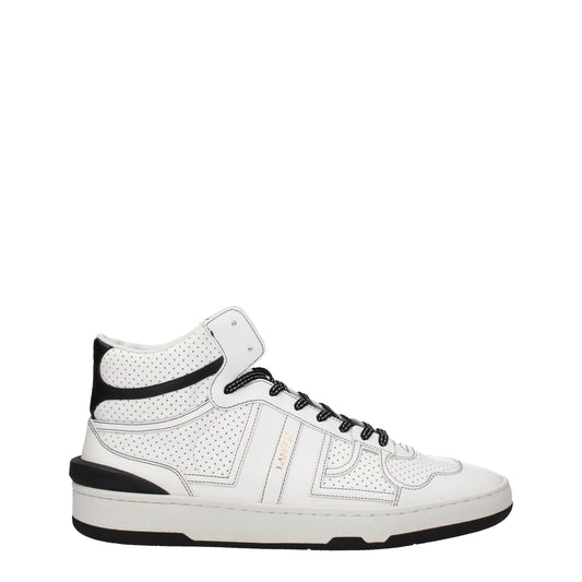Lanvin White Leather Sneakers