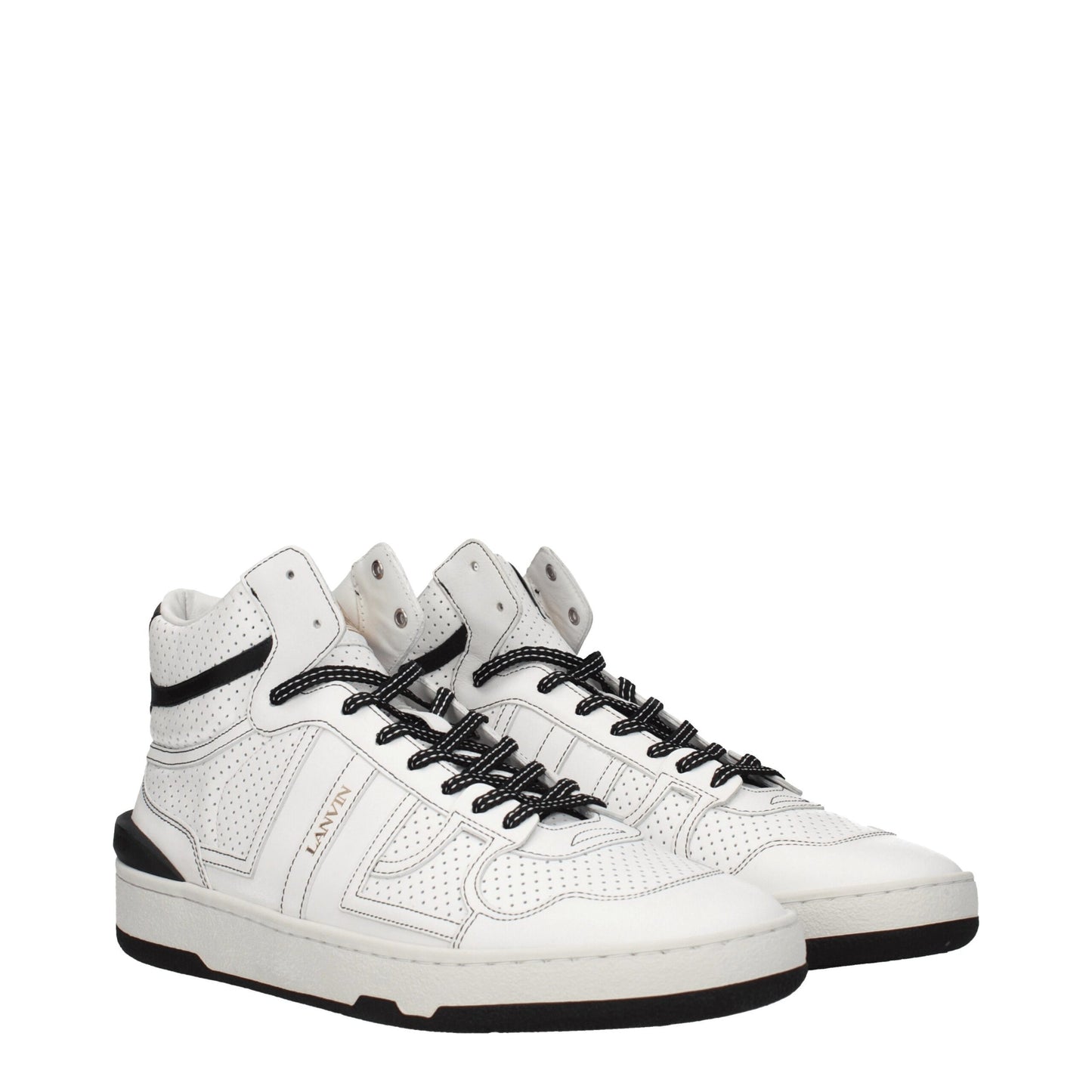 Lanvin White Leather Sneakers