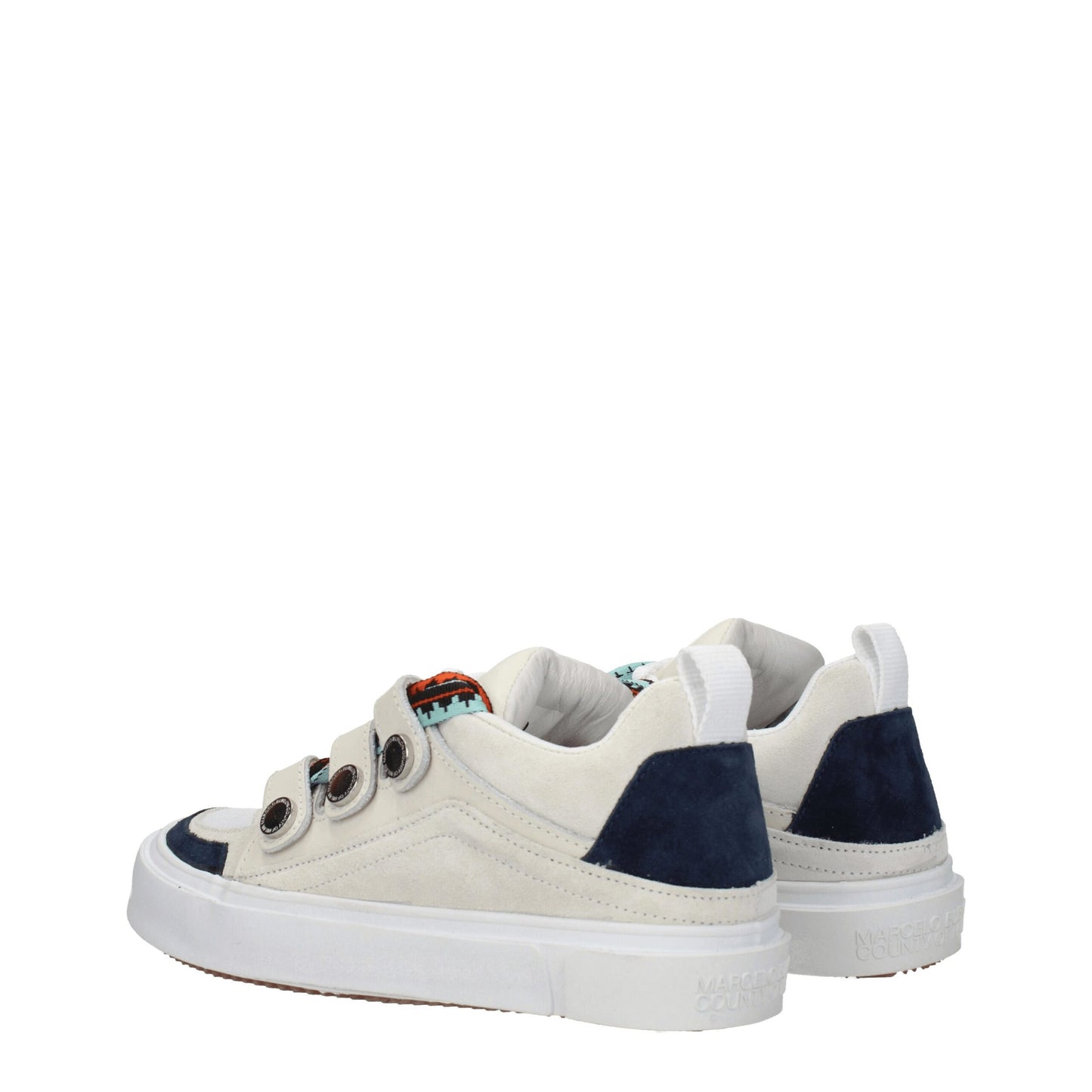Marcelo Burlon Beige Leather Sneakers