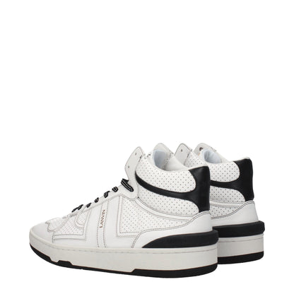 Lanvin White Leather Sneakers