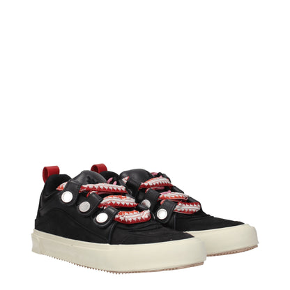 Marcelo Burlon Black Leather Sneakers