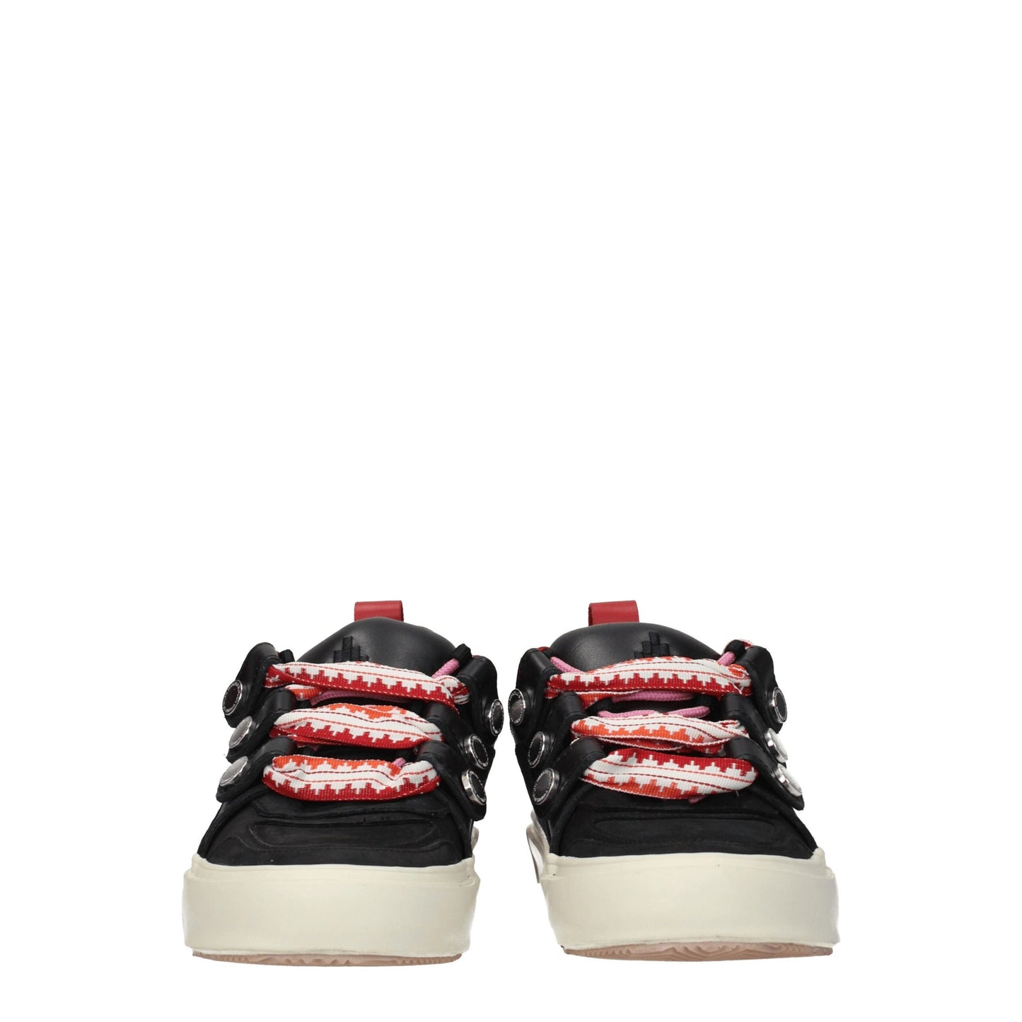 Marcelo Burlon Black Leather Sneakers