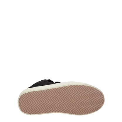 Marcelo Burlon Black Leather Sneakers