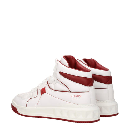 Valentino Garavani White Leather High Tops